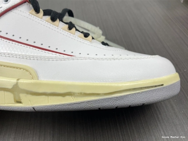 Off-White White Retro Jordan DJ4375-106 Red SP Low 2 0723